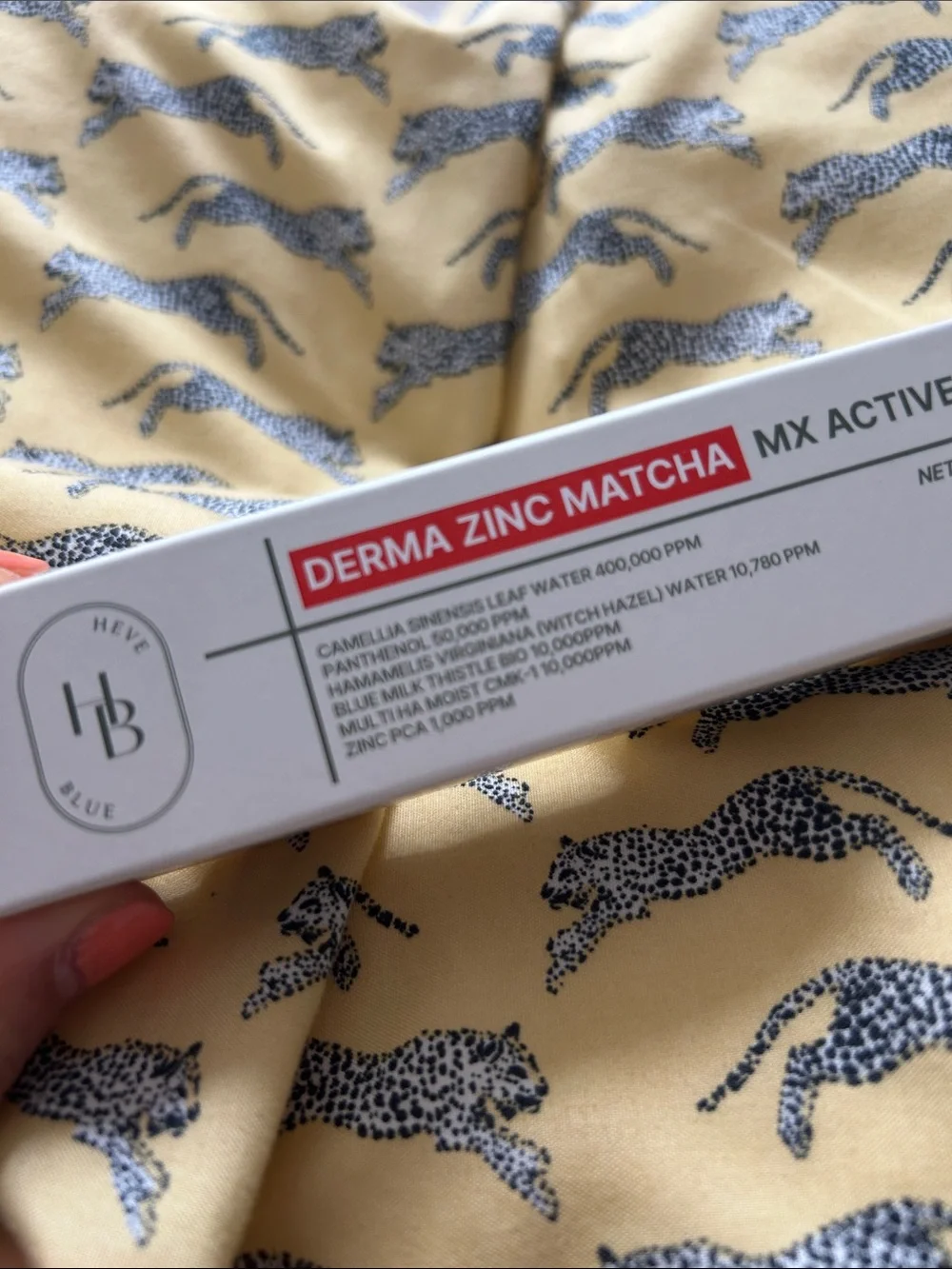 Heveblue Derma zinc matcha active cream